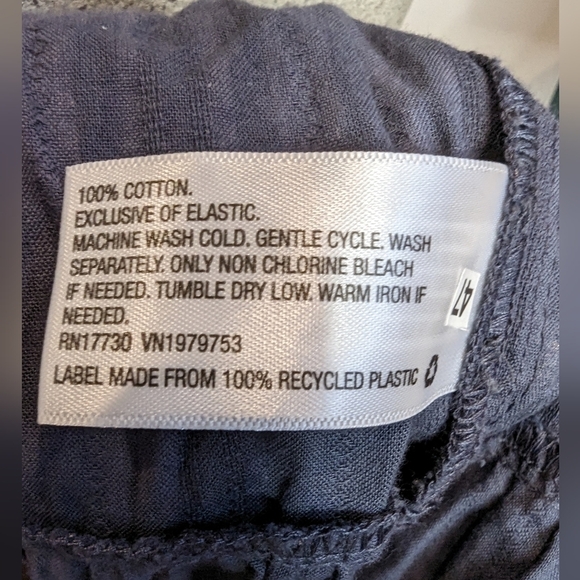 Universal Thread Cotton Skirt, Womens XL Gray blue Tiered high rise skirt - Picture 10 of 15